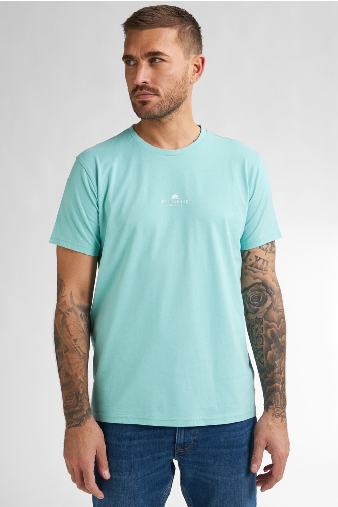 T SHIRT MET RONDE HALS M 1050 TSR117 5180 Aqua